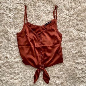 Abercrombie Tie Front Cami
